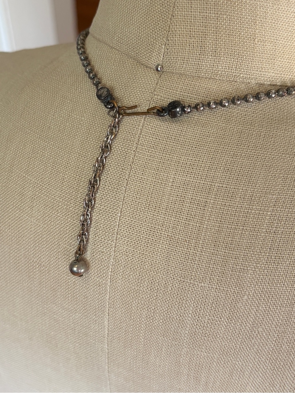 Vintage Turquoise Squash Blossom Statement Necklace - Picture 3 of 4